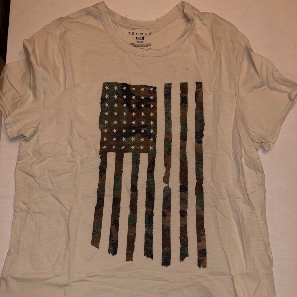Decree Camouflage American Flag Shirt